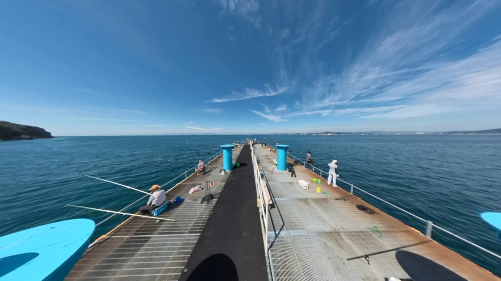 下津ピアーランドの先端付近