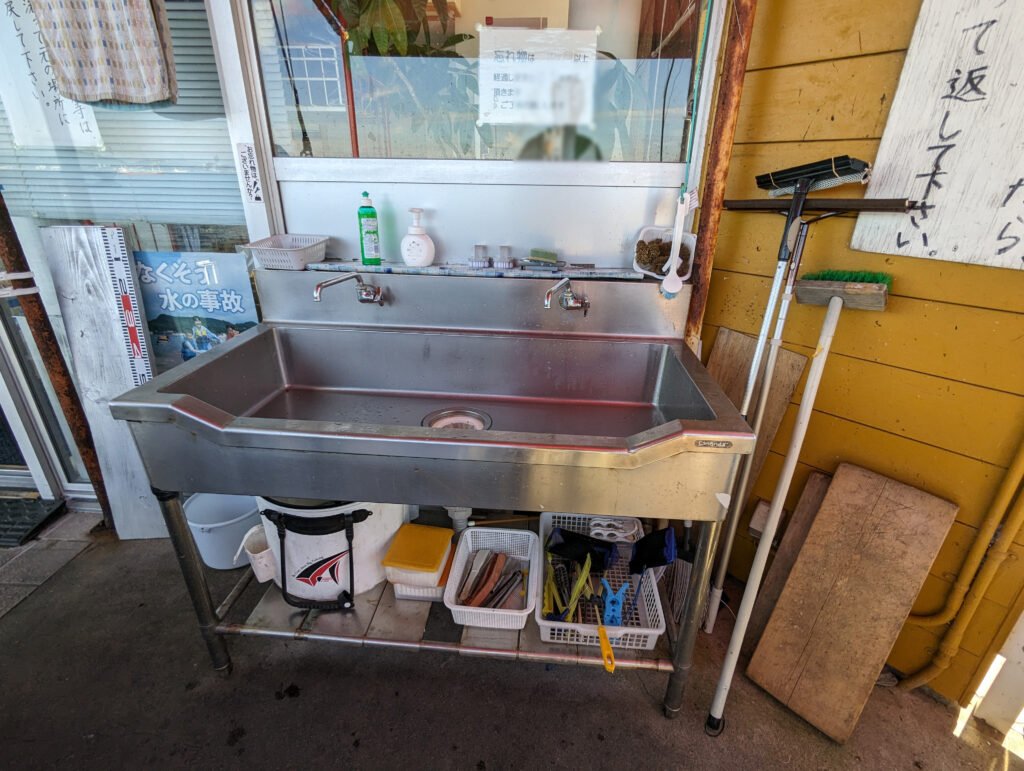 下津ピアーランドの水道