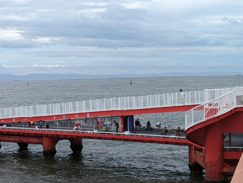 尼崎市立魚つり公園の景色