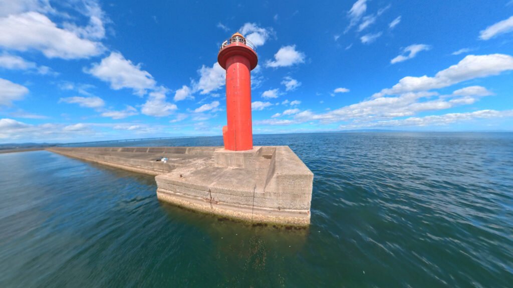 泉佐野一文字の赤灯台