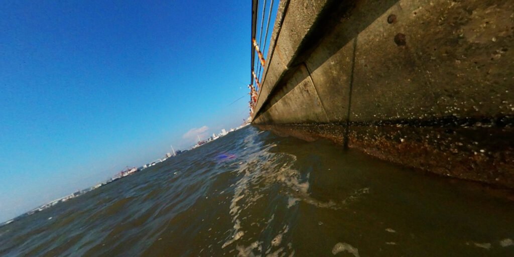 シーサイドコスモの護岸