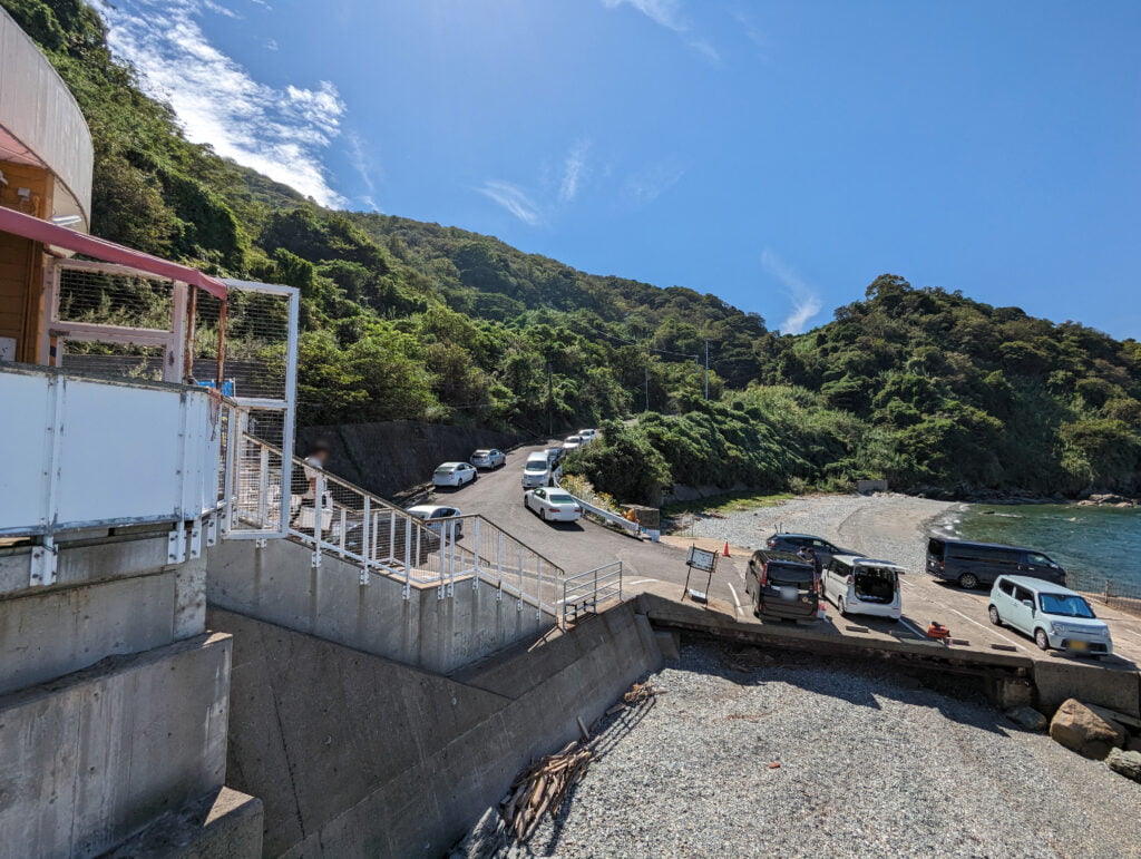 シモツピアーランドの駐車場