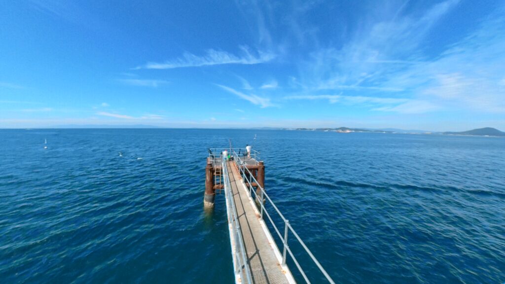 下津ピアーランドの最先端部(通称ロイヤル)