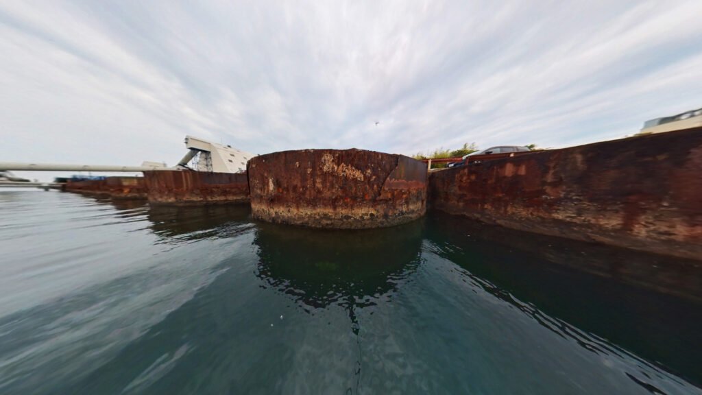 食品コンビナートのドラム