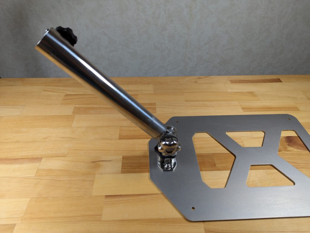 パラソルスタンドの角度調整機能