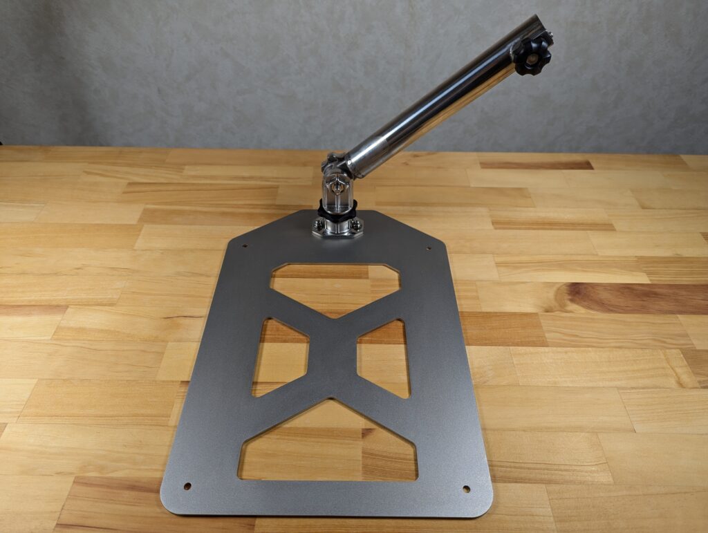 パラソルスタンドの角度調整機能