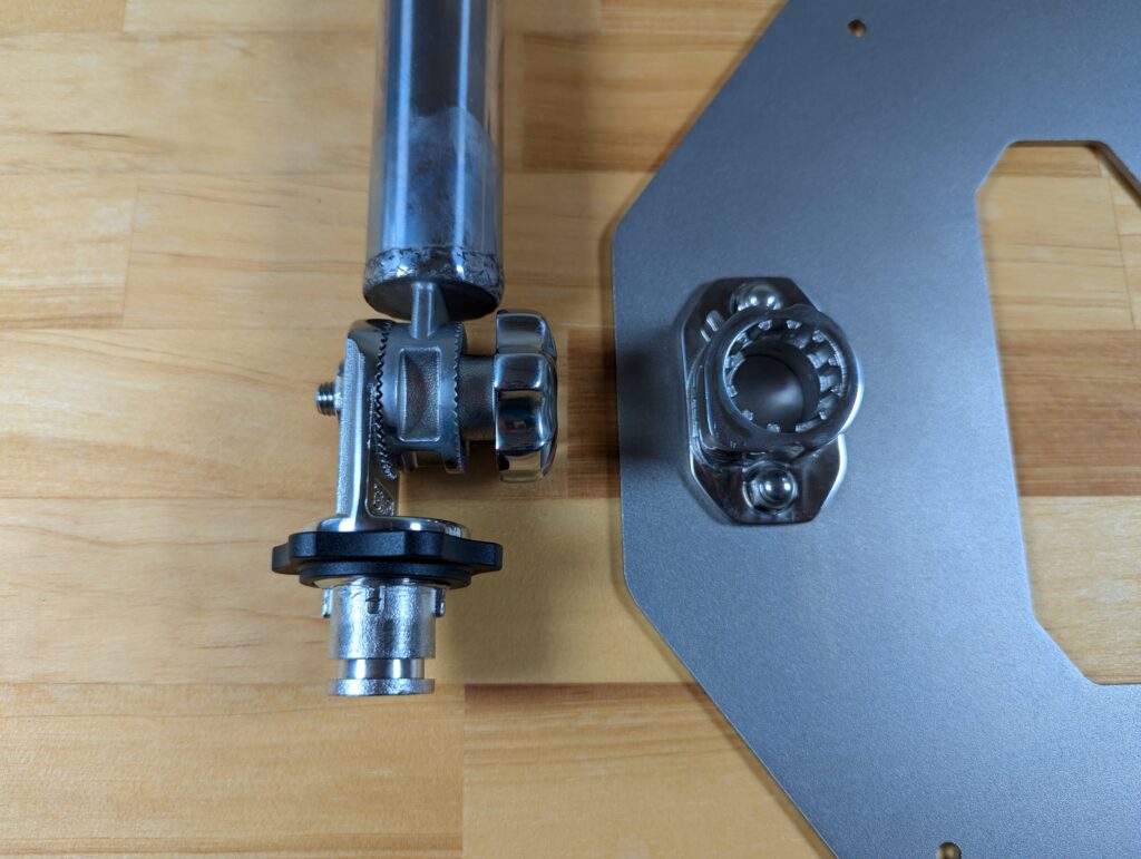 パラソルスタンドを分離したもの